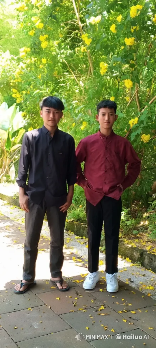 Kung Fu Showdown in a Lush Garden Setting – AI Generated Video | Hailuo AI