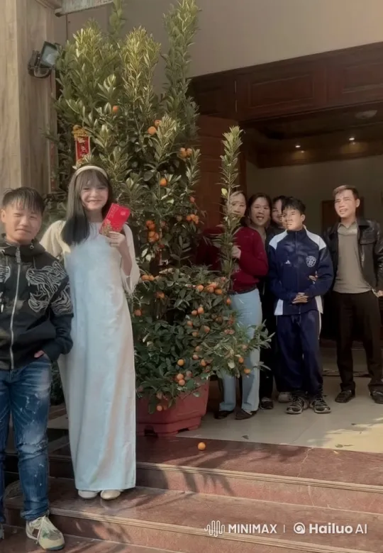 Family or Friends Celebrate with Playful Martial Arts Display – AI Generated Video | Hailuo AI