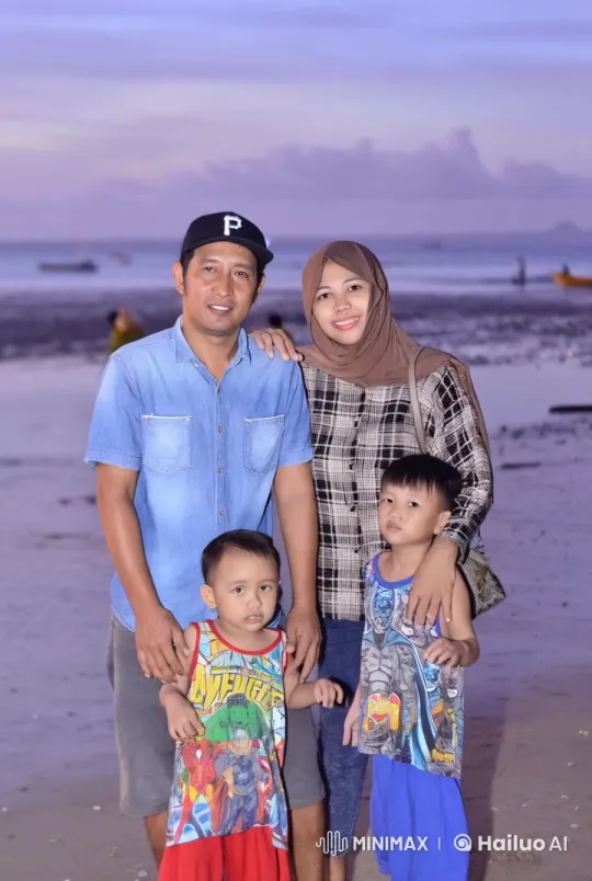 Family Bonding on Beach with Playful Superhero Kids – AI Generated Video | Hailuo AI