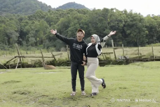 Kungfu Practitioners Display Artistry in Natural Setting – AI Generated Video | Hailuo AI