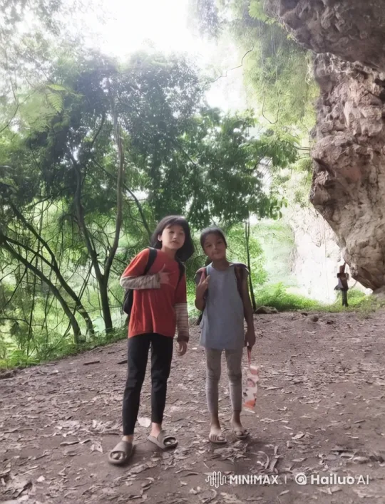 Children Practicing Kungfu in Forest Setting – AI Generated Video | Hailuo AI
