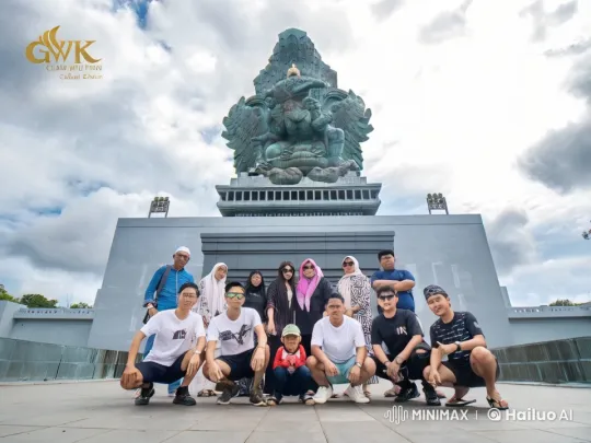 Kungfu Practitioners Perform at GWK Cultural Park – AI Generated Video | Hailuo AI
