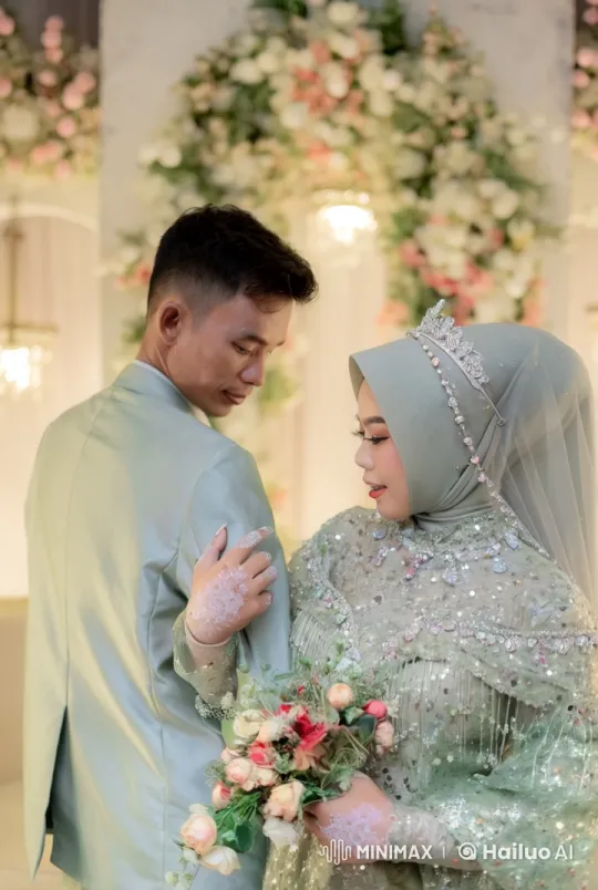 Couple Showcases Martial Arts in Wedding-Inspired Setting – AI Generated Video | Hailuo AI