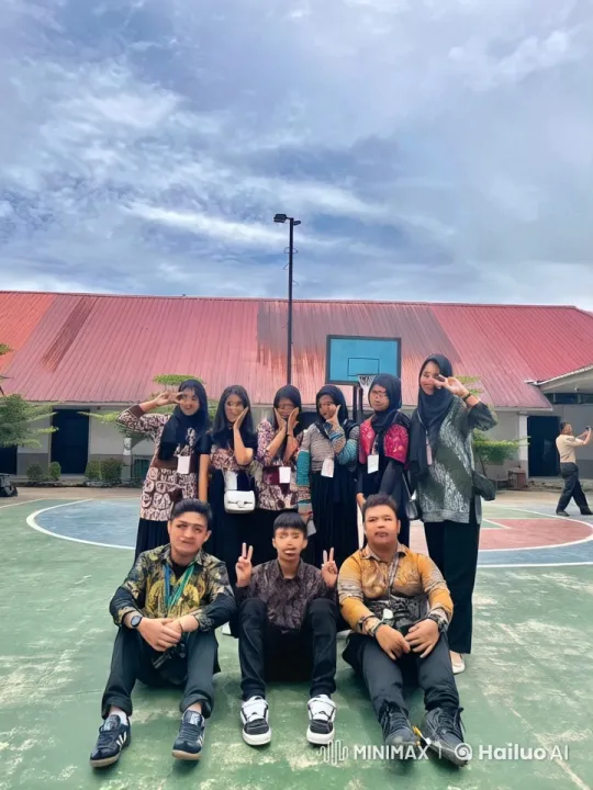 Traditional Batik-Clothed Group Performs Kung Fu on Basketball Court – AI Generated Video | Hailuo AI