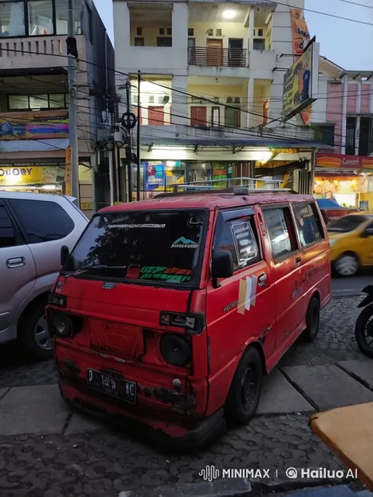Van Transforms into Robot Amidst Urban Chaos – AI Generated Video | Hailuo AI