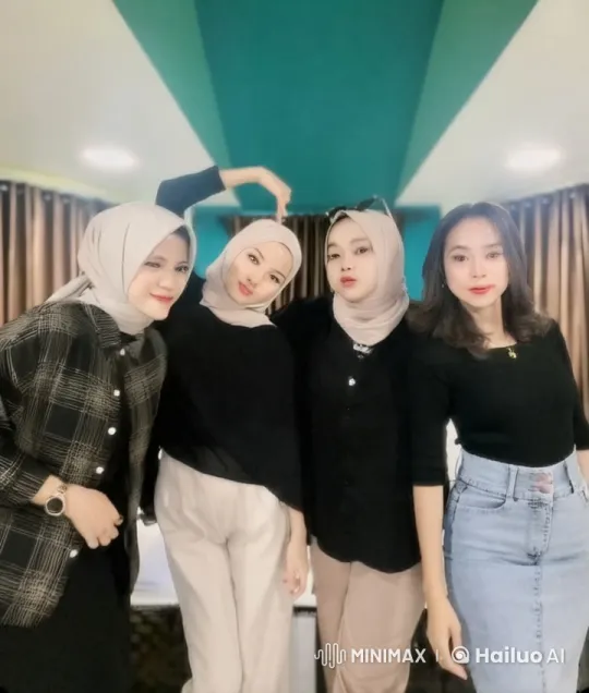 Friends Display Playful Kungfu Skills in Formal Setting – AI Generated Video | Hailuo AI