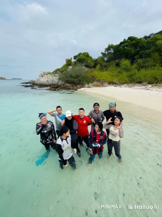Martial Artists Showcase Skills on Tranquil Beach – AI Generated Video | Hailuo AI