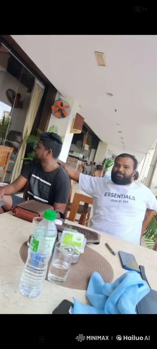 Outdoor Cafe Kungfu Performance by Two Men – AI Generated Video | Hailuo AI