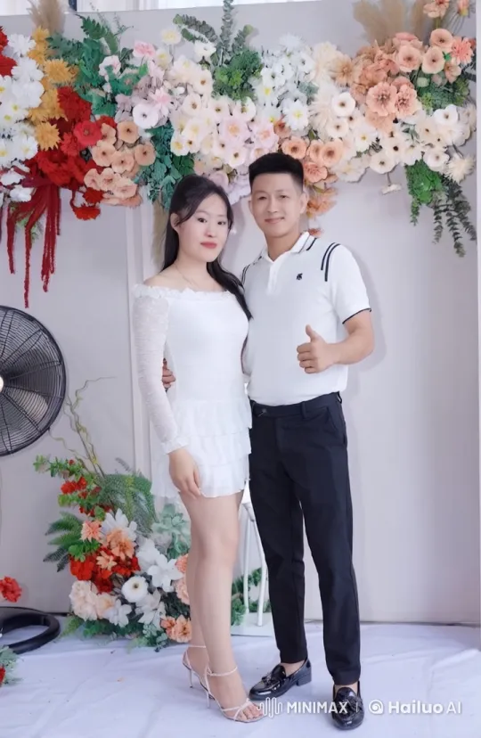 Couple Engaged in Playful Fight in Decorated Room – AI Generated Video | Hailuo AI