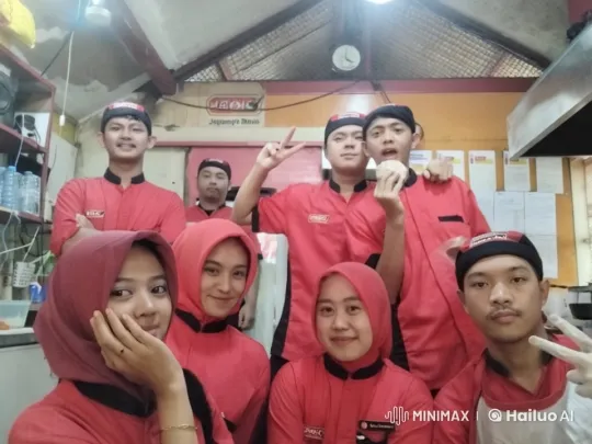 Red Uniformed Employees Perform Kung Fu in Kitchen – AI Generated Video | Hailuo AI