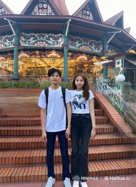 Dynamic Kungfu Performance in Carousel Setting – AI Generated Video | Hailuo AI