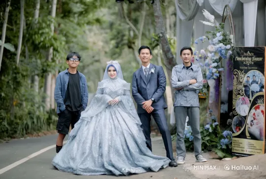 Wedding Scene: Kung-Fu Stance in Serene Surroundings – AI Generated Video | Hailuo AI