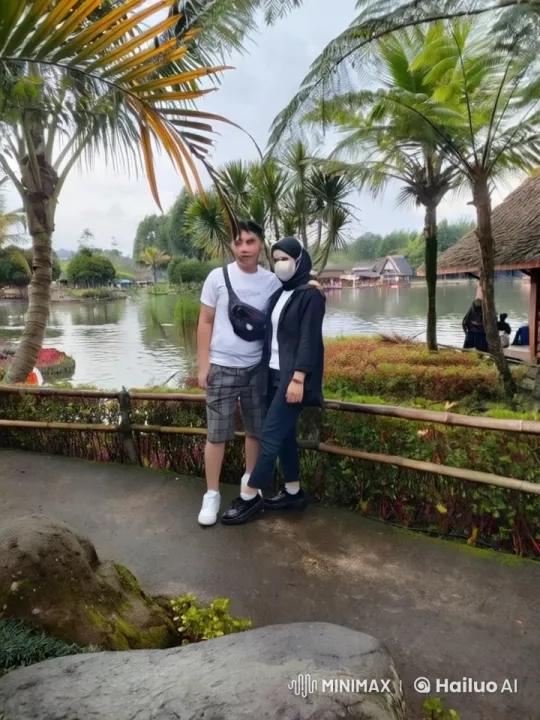 Playful Kung Fu Couple in Serene Lakeside Setting – AI Generated Video | Hailuo AI
