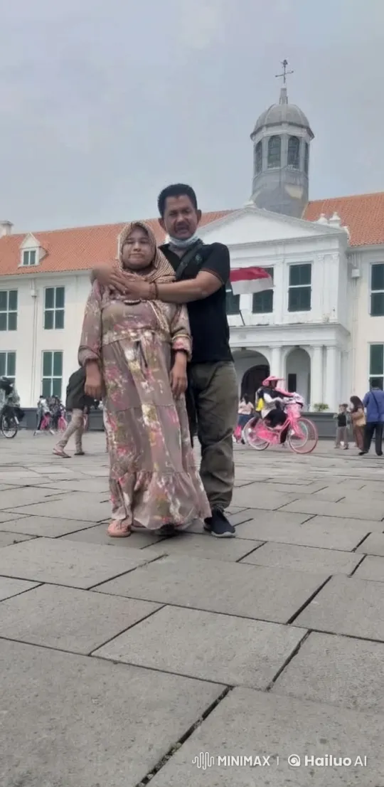 Couple's Intense Kung Fu Showdown in Historical Square – AI Generated Video | Hailuo AI
