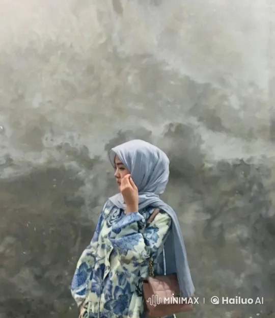 Woman in Hijab Performs Kung Fu in Floral Outfit – AI Generated Video | Hailuo AI