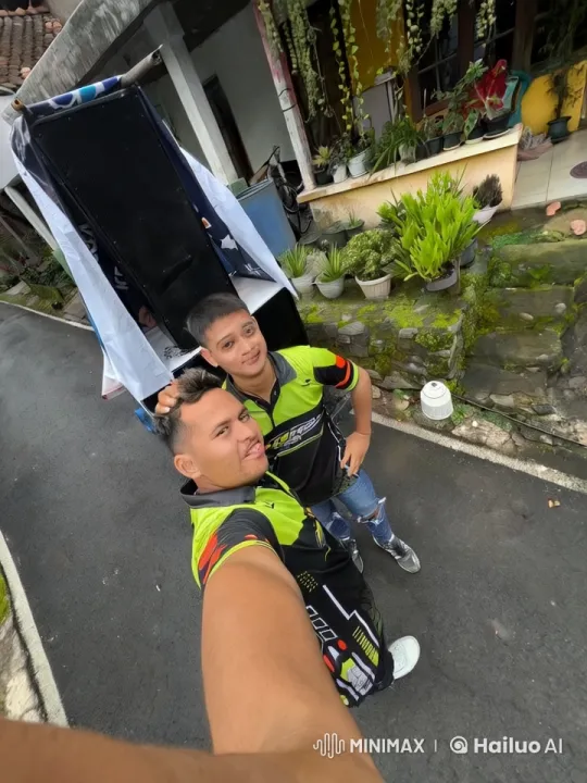 Brightly Dressed Friends Share Affectionate Moment – AI Generated Video | Hailuo AI