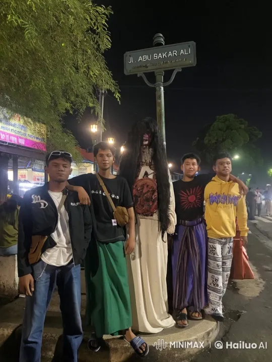 Nighttime Kungfu Performance with Friends – AI Generated Video | Hailuo AI