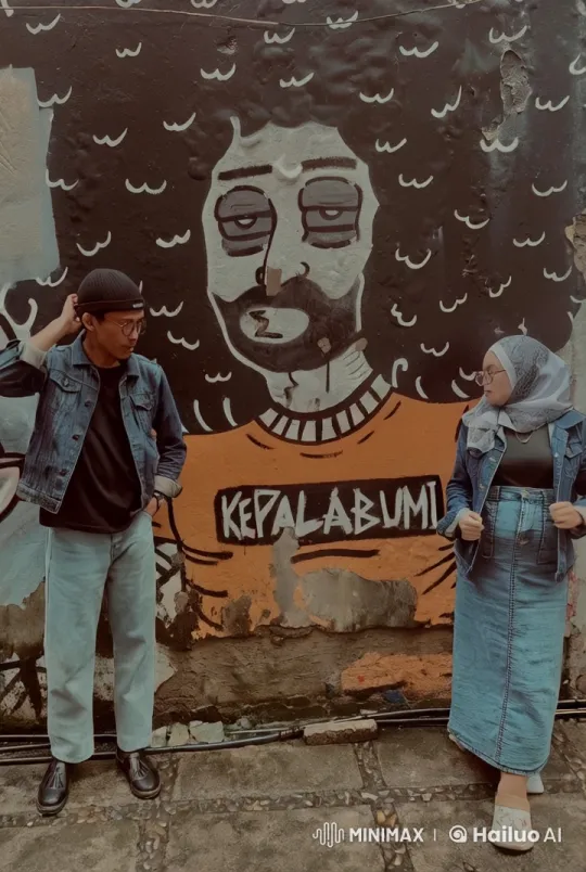 Urban Graffiti Scene: Synchronized Kungfu Performance – AI Generated Video | Hailuo AI