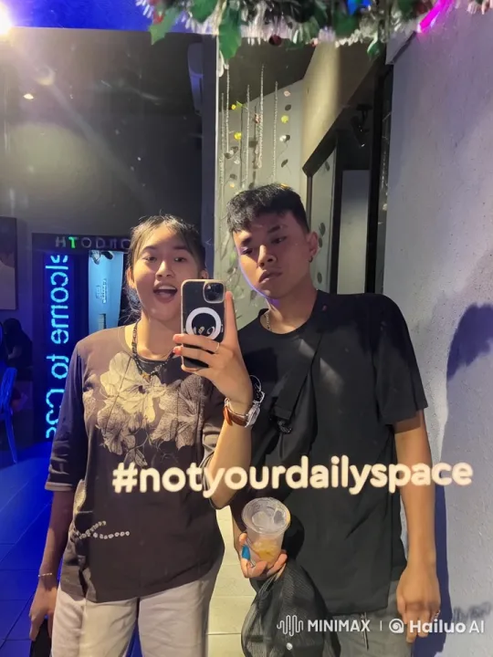 Friends Practice Kung Fu in Reflective Mirror Selfie Setting – AI Generated Video | Hailuo AI