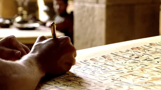 Scribe Writes, Spy Listens: Dual Focus on Ancient Intrigue – AI Generated Video | Hailuo AI