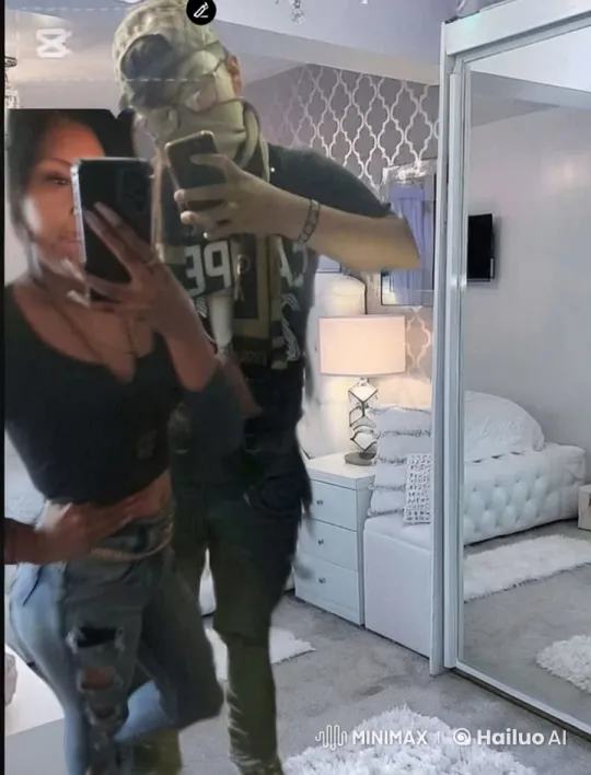 Couple Shares Intimate Moment in Bedroom Selfie – AI Generated Video | Hailuo AI