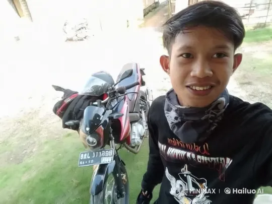 Young Man Demonstrates Kung Fu Skills by Motorcycle – AI Generated Video | Hailuo AI