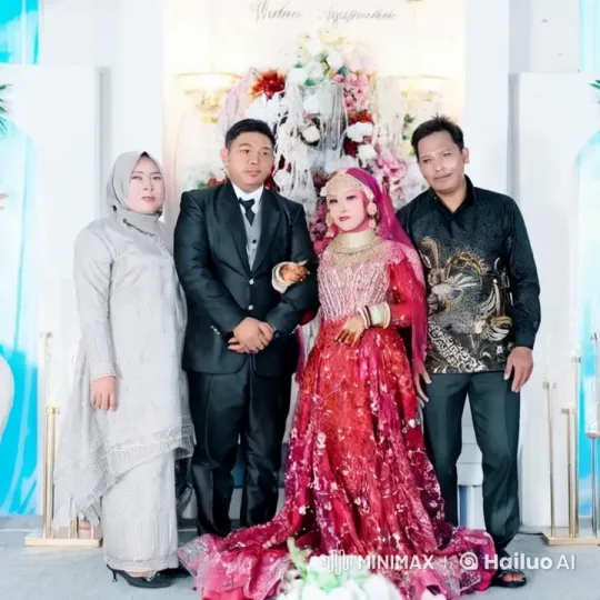Chinese Martial Arts Display in Traditional Wedding Attire – AI Generated Video | Hailuo AI