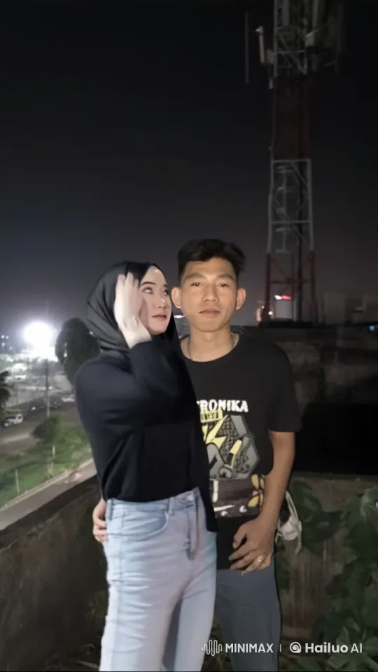 Kung Fu Performance on Urban Rooftop at Night – AI Generated Video | Hailuo AI