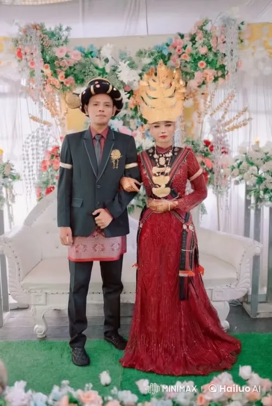 Traditional Couple's Kung Fu Dance in Floral Setting – AI Generated Video | Hailuo AI