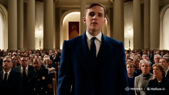President's Shocking Gender Reveal in Grandiose Setting – AI Generated Video | Hailuo AI