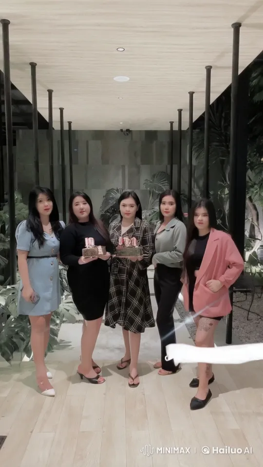 Modern Hallway: Women Showcasing Martial Arts Skills – AI Generated Video | Hailuo AI