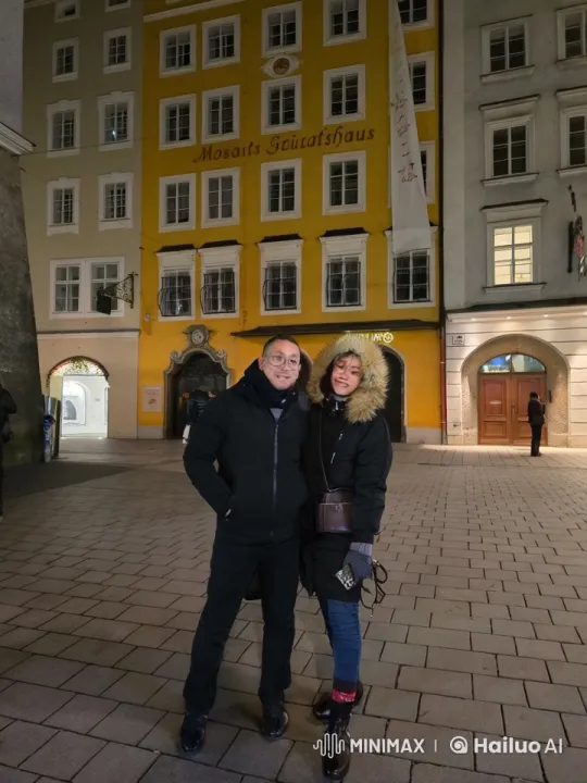 Martial Arts Display at Mozart's Geburtshaus – AI Generated Video | Hailuo AI