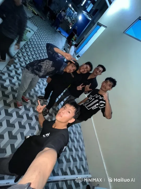 Young Men Display Playful Kung Fu Skills in Hallway – AI Generated Video | Hailuo AI
