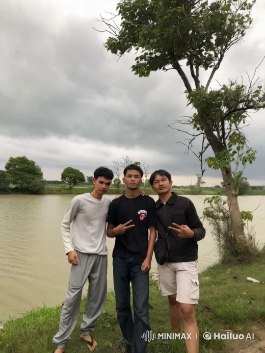 Friends Display Impressive Kungfu Skills by the River – AI Generated Video | Hailuo AI