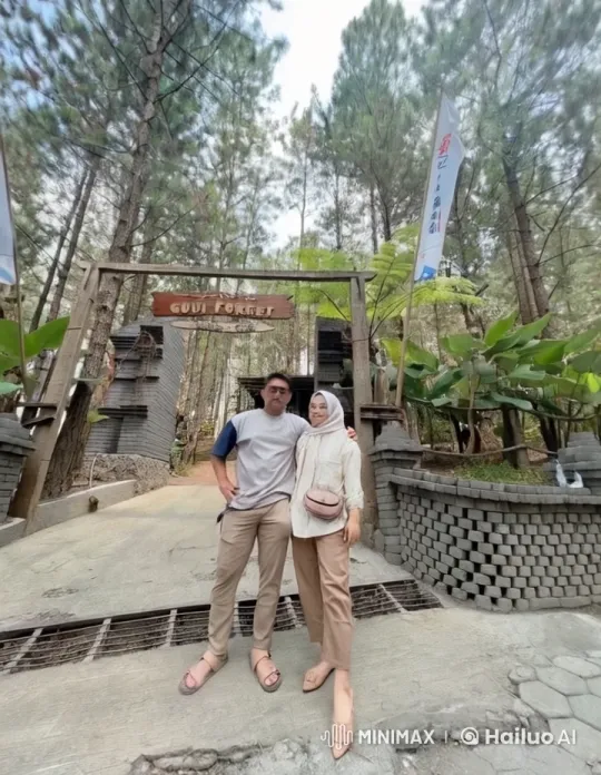 Couple Performs Kungfu in Tranquil Guci Forest – AI Generated Video | Hailuo AI