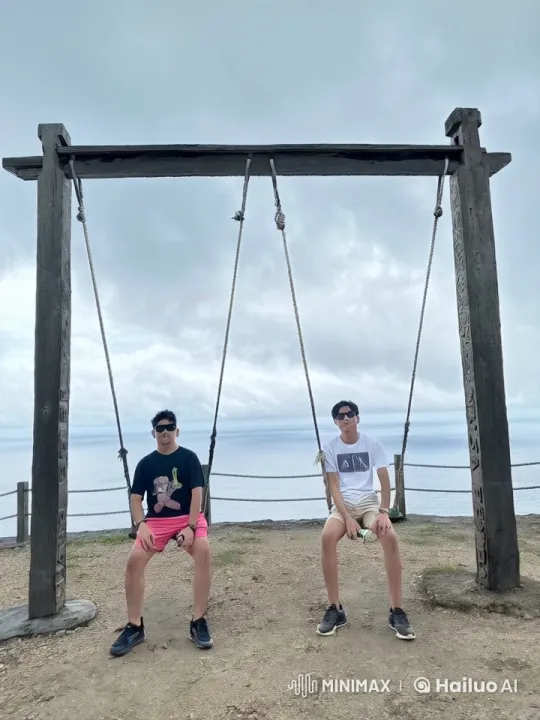 High Platform Kungfu Showdown with Ocean View – AI Generated Video | Hailuo AI