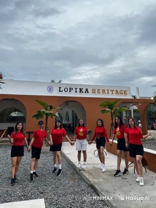 Martial Arts Display in Front of Lopika Heritage Building – AI Generated Video | Hailuo AI