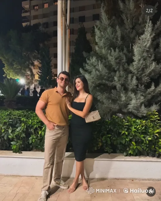 Nighttime Fight: Woman's Powerful Kick Sends Man Flying – AI Generated Video | Hailuo AI