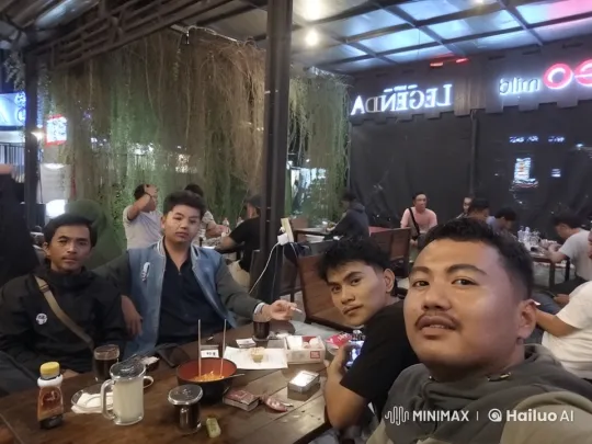 Kungfu demonstration in a lively cafe setting – AI Generated Video | Hailuo AI
