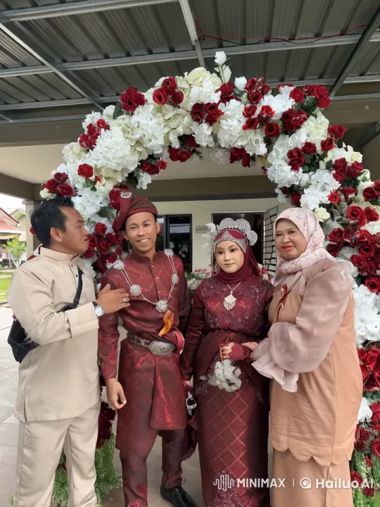 Traditional Festive Kung Fu Display Under Floral Arch – AI Generated Video | Hailuo AI