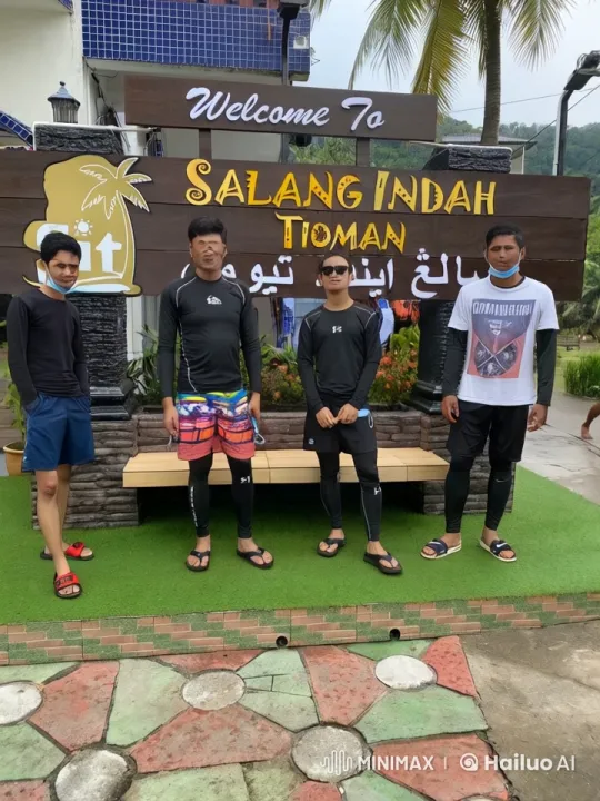 Welcome to Salang Indah Tioman: Men Playfully Spar – AI Generated Video | Hailuo AI