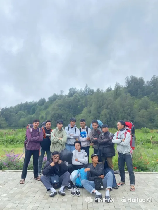 Outdoor Group Performs Dynamic Kungfu in Nature – AI Generated Video | Hailuo AI
