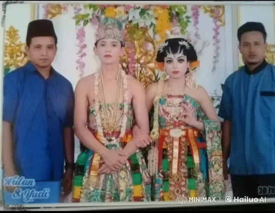 Cultural Celebration: Vibrant Live2D Scene with Traditional Attire and Mock Battle – AI Generated Video | Hailuo AI
