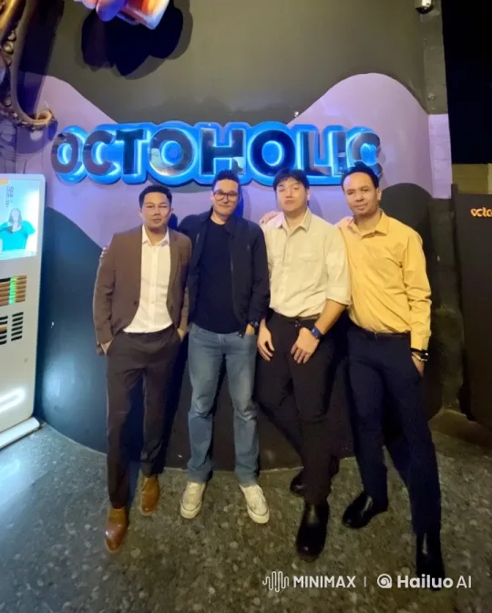 Amateurs Perform Comedic Kungfu in Front of 'OCTOHOLIC' Sign – AI Generated Video | Hailuo AI