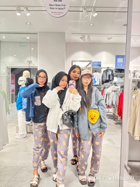 Friends Enjoy Playful Kung-Fu Sparring in Clothing Store – AI Generated Video | Hailuo AI