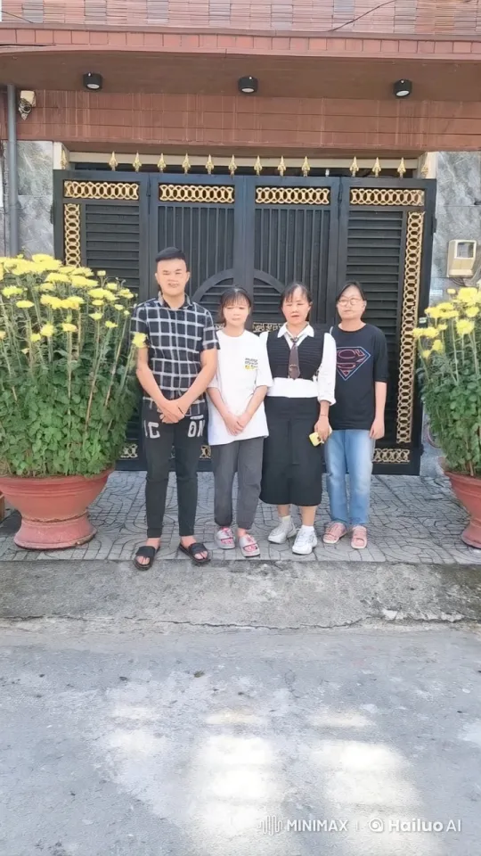 Casual Group Performs Coordinated Martial Arts in Front of Decorative Gate – AI Generated Video | Hailuo AI