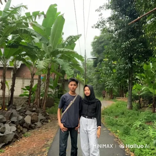Young Couple Demonstrates Kungfu in Lush Greenery – AI Generated Video | Hailuo AI