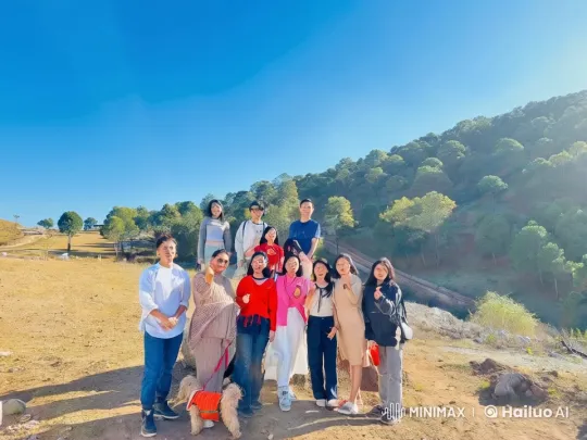 Martial Arts Display in Scenic, Sunny Landscape – AI Generated Video | Hailuo AI