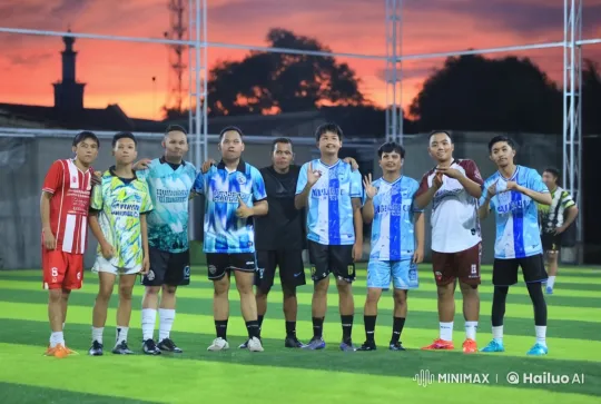 Young Men Practice Kung Fu on Football Field at Sunset – AI Generated Video | Hailuo AI