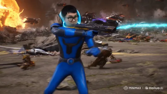 Terran Soldier in Intense Starcraft Battlefield – AI Generated Video | Hailuo AI